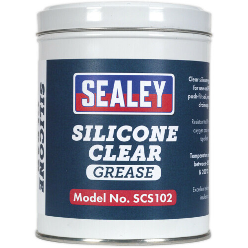 Loops 500g Clear Silicone Grease Tin - Electrical Insulator - Water Repellent 2