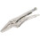 Loops 170mm Long Nose Locking Pliers - Deeply Serrated 50mm Jaws - Riveted Handle 3