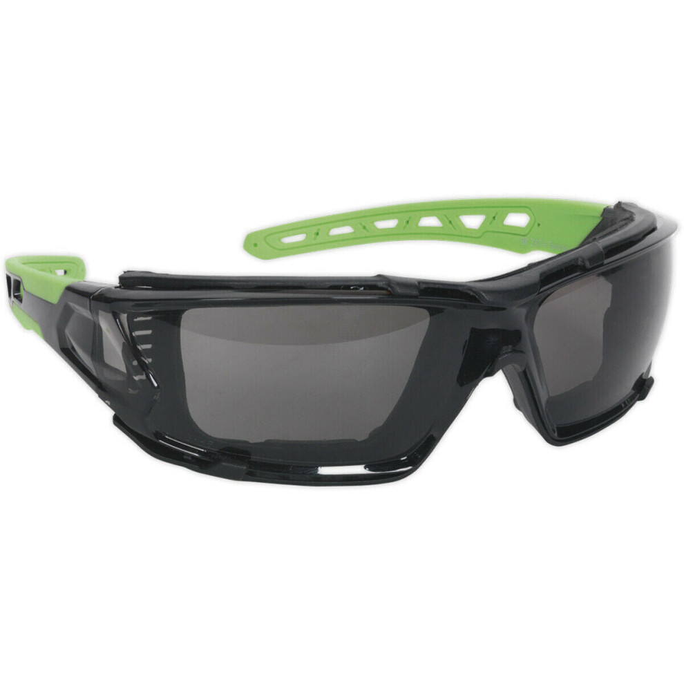 Wraparound Safety Spectacles - Eva Padding - Anti Glare Lens - Flexible Tpr Arms 5056581928504