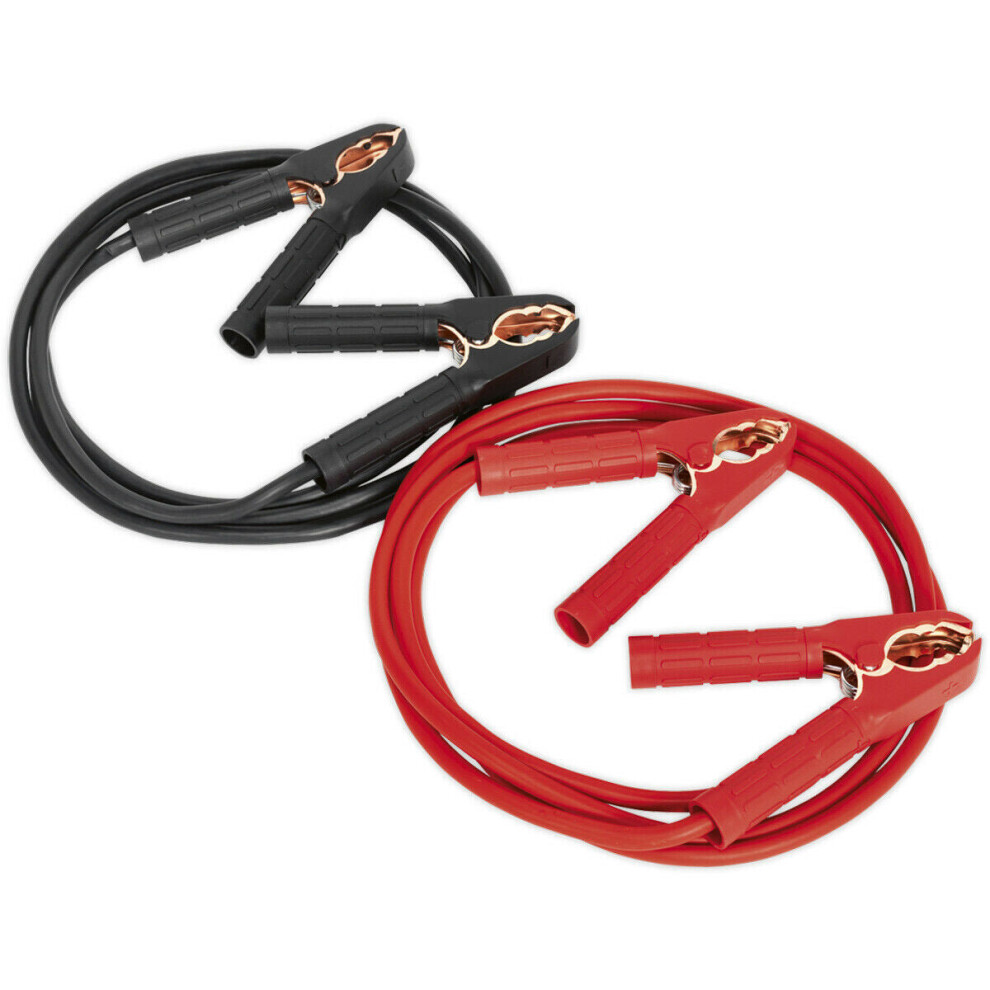 350A Booster Cables - 25mm x 3.5m - Copper Coated Aluminium - Insulated