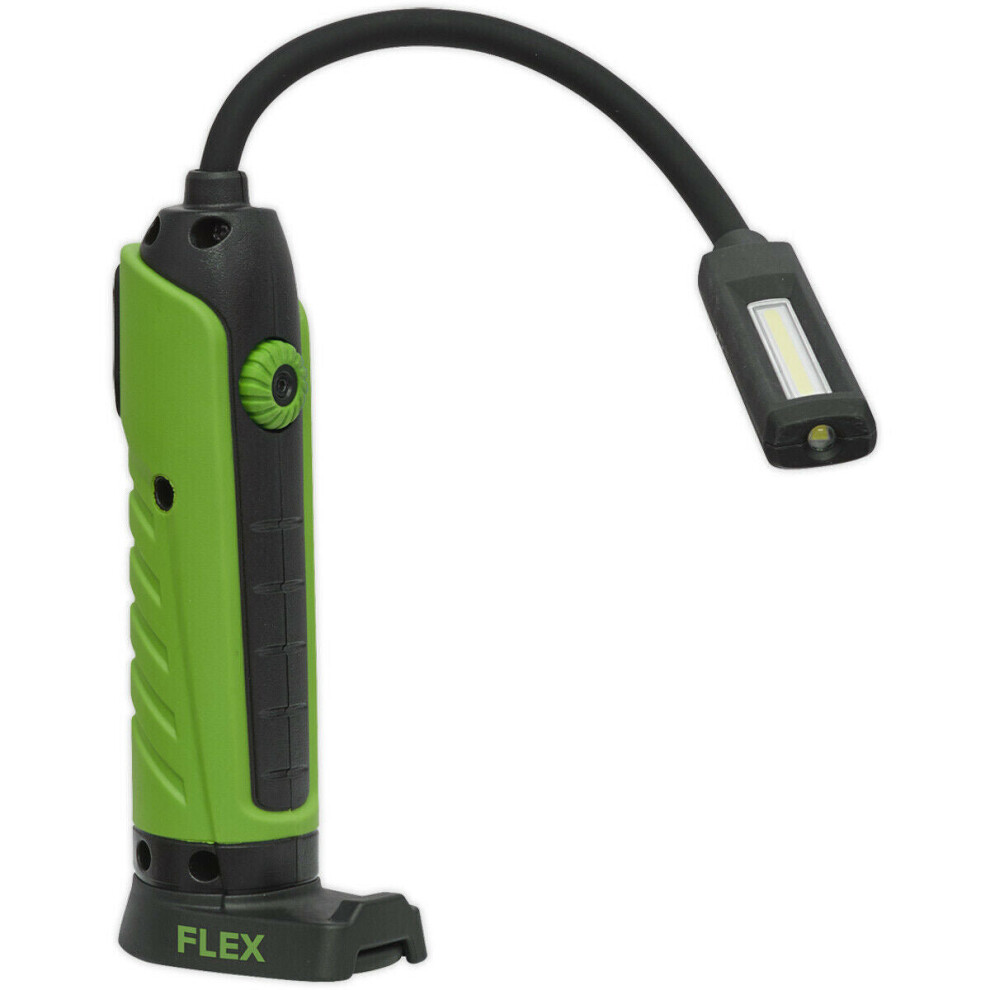 Loops Flexible Inspection Light - 5W Cob & 1 Smd Led - Rechargeable - Dimmer Function