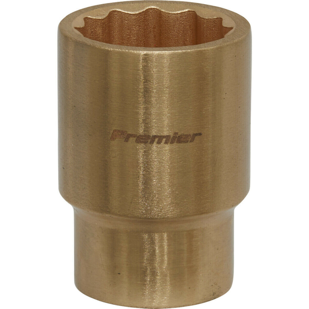 22mm Non-Sparking WallDrive Socket - 1/2" Square Drive - Beryllium Copper-image-OPC-P8WM5WG-NEW