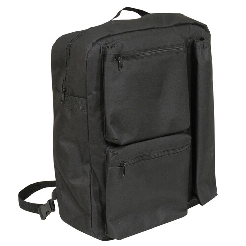 Loops Multi Compartment Lined Scooter Crutch Bag - Carry Handle - Padded Storage 1