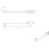 Loops Roller Arm Window Stay 138mm Arm Length Polished Chrome Window Fitting 3