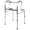 Loops Dual Rise Lightweight Aluminium Folding Walking Frame - Height Adjustable Legs 1