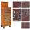 Loops 14 Drawer Topchest Mid Box & Rollcab Bundle with 446 Piece Tool Kit - Orange 1