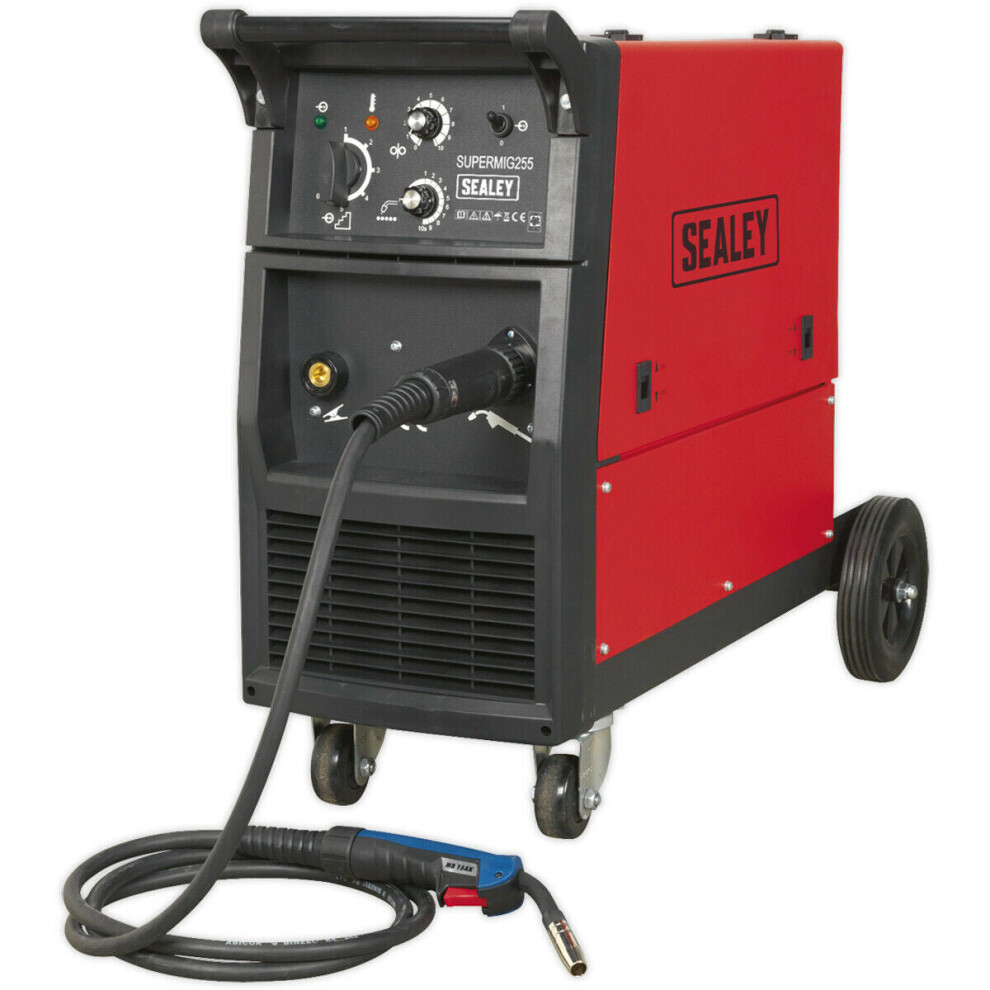 250A MIG Welder - Forced Air Cooling System - Non-Live Euro Torch - 230V Supply