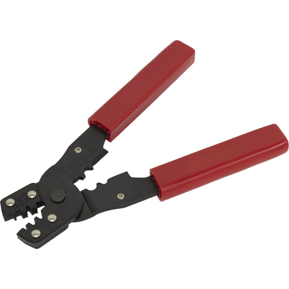 Non-Ratcheting Crimping Tool - Insulated & Non-Insulated Terminals - Twin Jaws 5056524243343