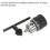 Loops 10mm Drill Chuck & Key - 3/8" x 24 UNF Thread - Cordless Power Tool Key 2
