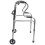 Loops Dual Rise Lightweight Aluminium Folding Walking Frame Wheeled for Easy Transport 3