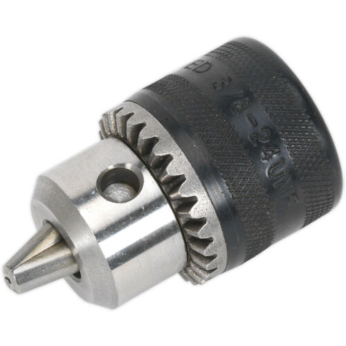Loops 10mm Drill Chuck & Key - 3/8" x 24 UNF Thread - Cordless Power Tool Key 2