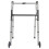 Loops Dual Rise Lightweight Aluminium Folding Walking Frame Wheeled for Easy Transport 4