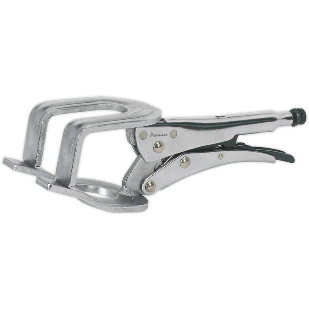 200Mm Locking U-Clamp Pliers - 60Mm Capacity Jaws - One-Handed Operation 5056524250655