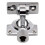 Loops Brighton Pattern Sprung Sash Fastener 60 x 25mm Fixing Plate Polished Chrome 4
