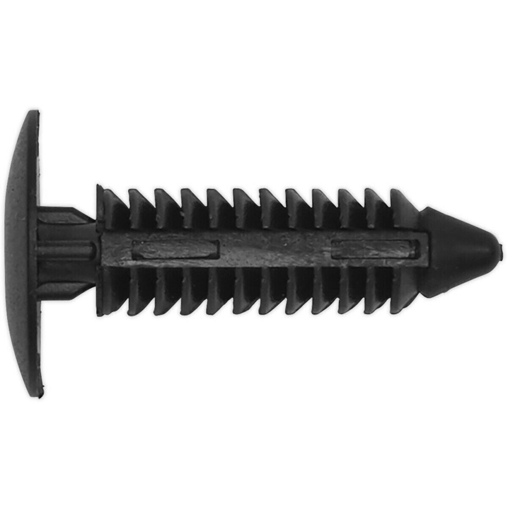 Loops 20 Pack Black Fir Tree Clip - 18Mm 32Mm - Suitable For Bmw Chrysler Ford & Gm