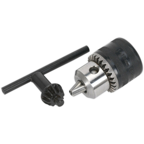 Loops 10mm Drill Chuck & Key - 3/8" x 24 UNF Thread - Cordless Power Tool Key
