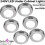 Loops 6x LED Kitchen Cabinet Spotlights 240V WARM WHITE Surface Flush Mount Light Kit 2
