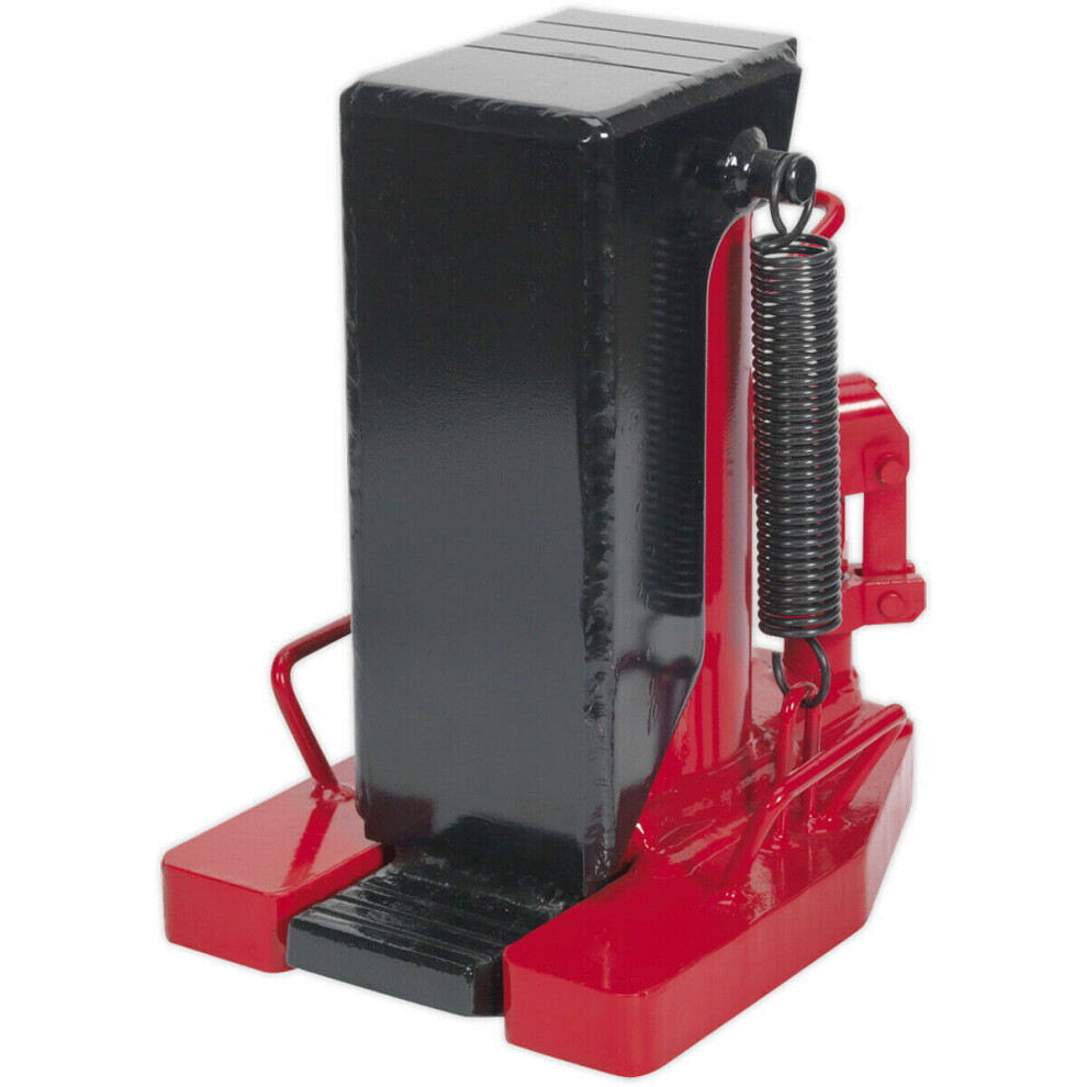 Industrial Toe Lift Bottle Jack - 10 Tonne Toe Capacity - 14 Tonne Head Capacity