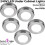Loops 5x LED Kitchen Cabinet Spotlights 240V WARM WHITE Surface Flush Mount Light Kit 2