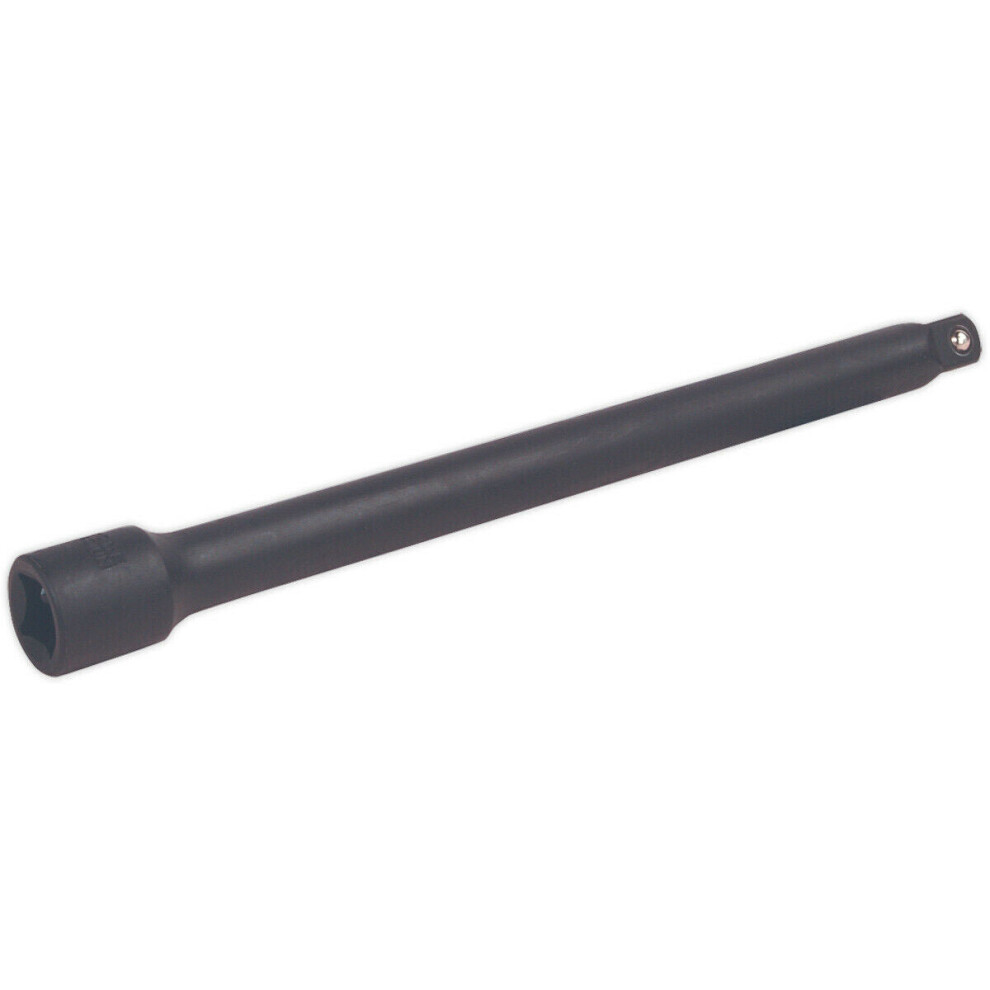 250mm Steel Impact Extension Bar - 1/2" Sq Drive - Spring-Ball Socket Retainer