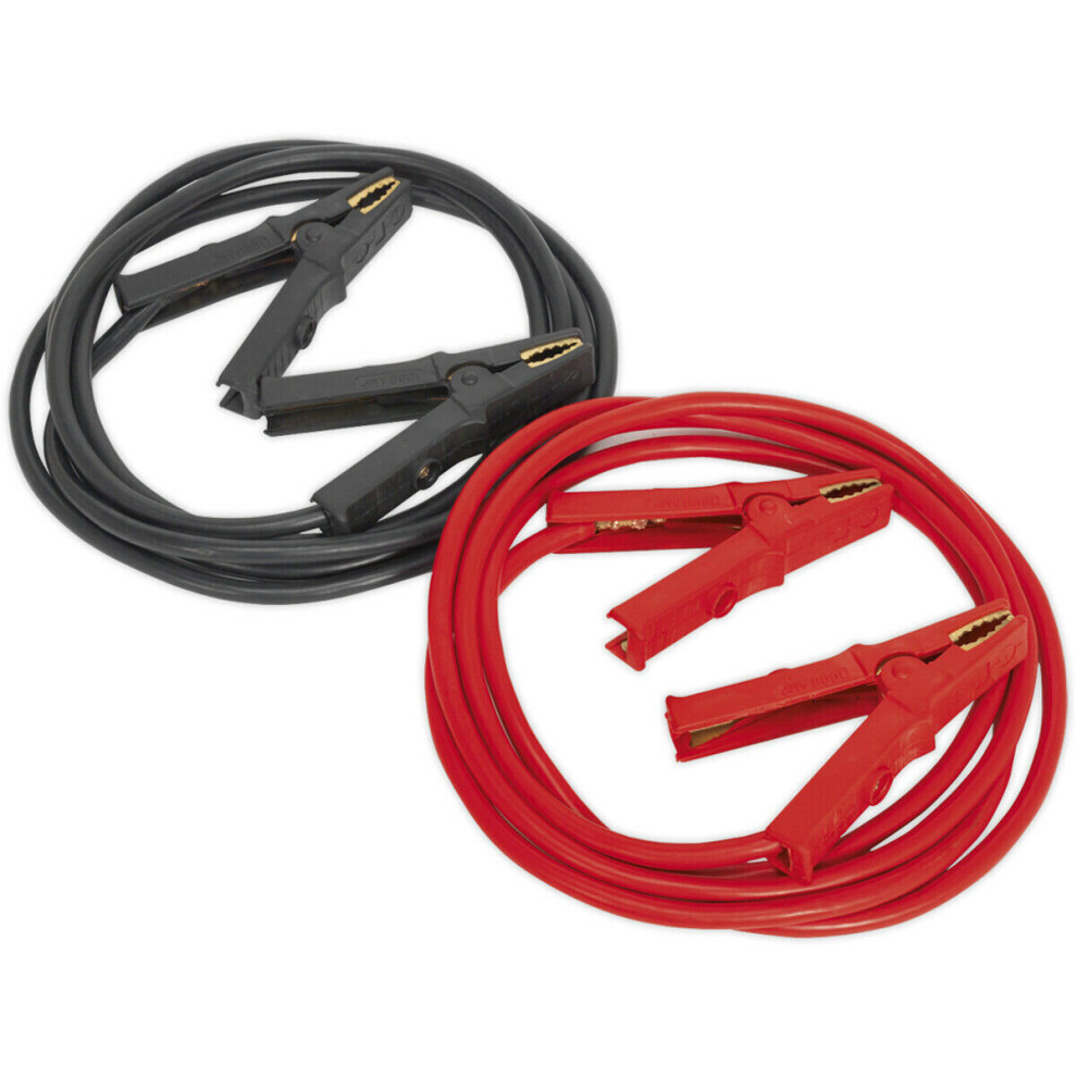 600A Heavy Duty Booster Cables - 40mm x 5m - Copper Coated Aluminium - Sheathed