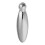 Loops Pear Drop Shaped Lock Profile Escutcheon 60 x 18mm Polished Chrome Lock Cover 4