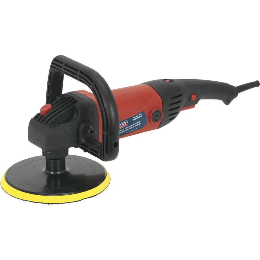 180mm Variable Speed Sander & Polisher - 1200W 230V - High Torque Detailing Kit