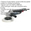 Loops 170mm Variable Speed Sander & Polisher - 1300W 230V - High Torque Detailing Kit 2