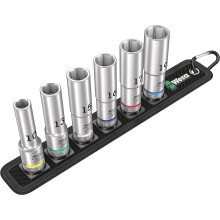 Wera 05004565001 Belt C Deep 1 Socket Set, Colour, Size