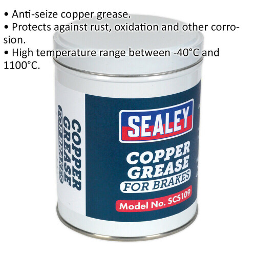 Loops 500g Copper Grease Tin - Protects Against Rust & Corrosion - Anti-Seize Grease 1