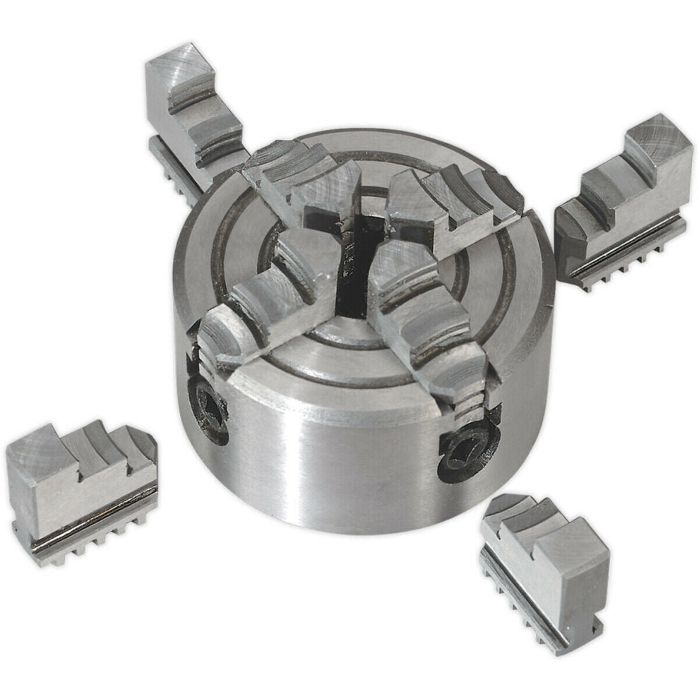 4 Jaw Independent Chuck - Suitable For Ys08845 & Ys08817 Metalworking Lathes 5056581920645