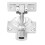 Loops Brighton Pattern Sprung Sash Fastener 60 x 25mm Fixing Plate Satin Chrome 2