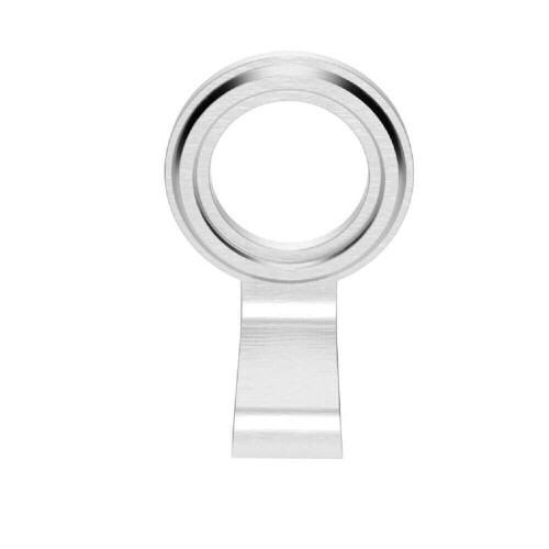 Loops Large Cylinder Latch Pull Night Latch Handle 76 x 45mm Satin Chrome 1