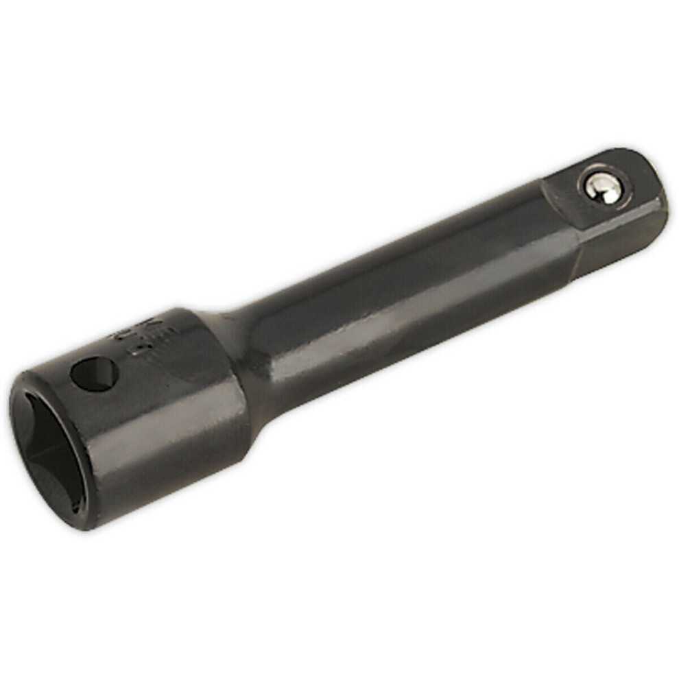 Loops 75Mm Steel Impact Extension Bar - 3/8" Sq Drive - Spring-Ball Socket Retainer