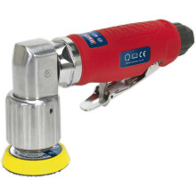 50mm AIR Orbital Disc Sander - 1/4" BSP - Variable Speed Hook & Loop Backing Pad