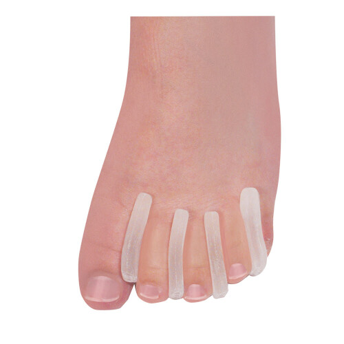 Loops 15 Pk Medium TPE Gel Toe Seperators - Hypoallergenic Overlapping Toe Correction