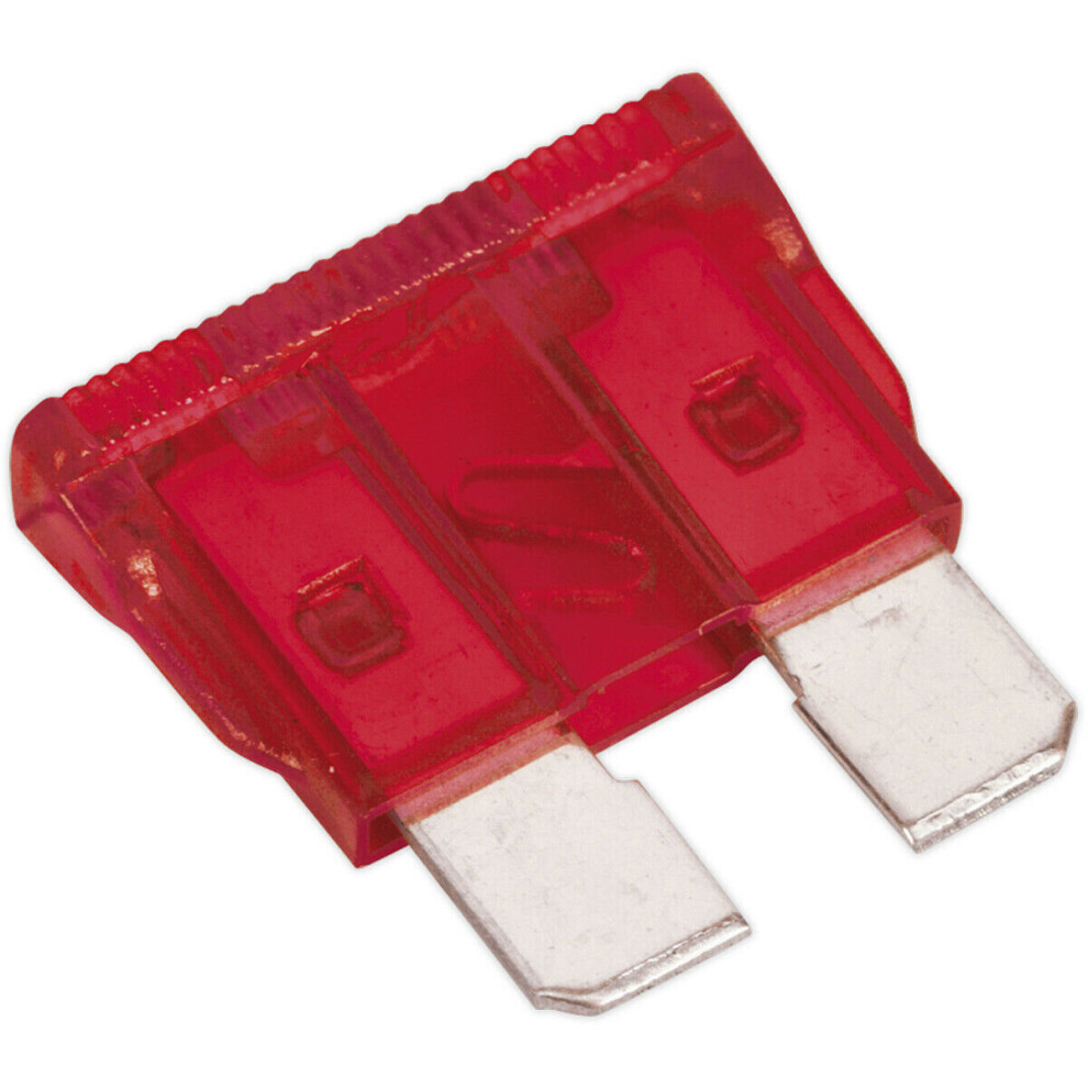 50 Pack 10 Amp Automotive Standard Blade Fuse - 10A Auto Vehicle Car Fuse 5056581911643