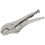 Loops 185mm Locking Pliers - Straight Deeply Serrated 30mm Jaws - Hardened Teeth 1