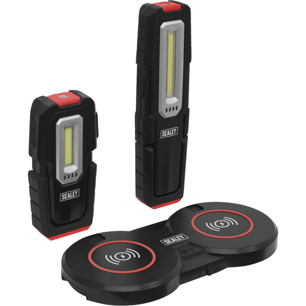 Inspection Light Kit With Wireless Charging Base - 1 X Slimline & 1 X Standard