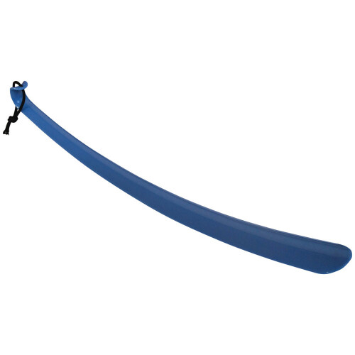 Loops Blue Plastic Shoe Horn - 40cm Long Shoe Remover Tool - Handheld Disability Aid 2