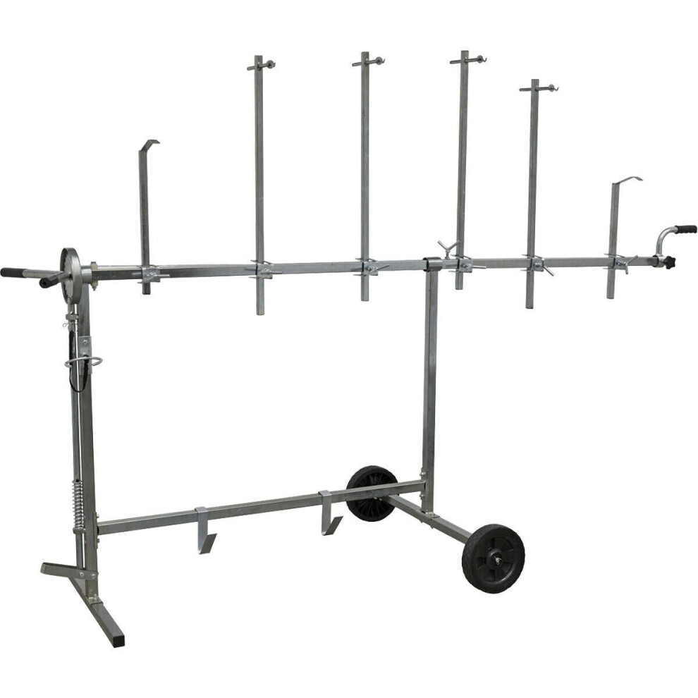 Universal Mobile Rotating Panel Stand - 60Kg Weight Limit - Bodyshop Preparation 5056524289297