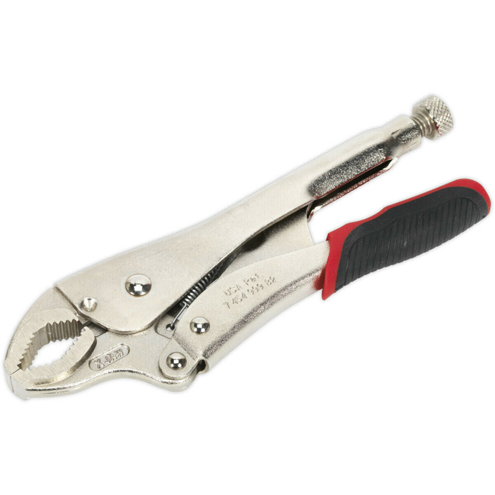 Loops 220Mm Quick Release Locking Pliers - 45Mm Jaw Capacity - Hardened Teeth