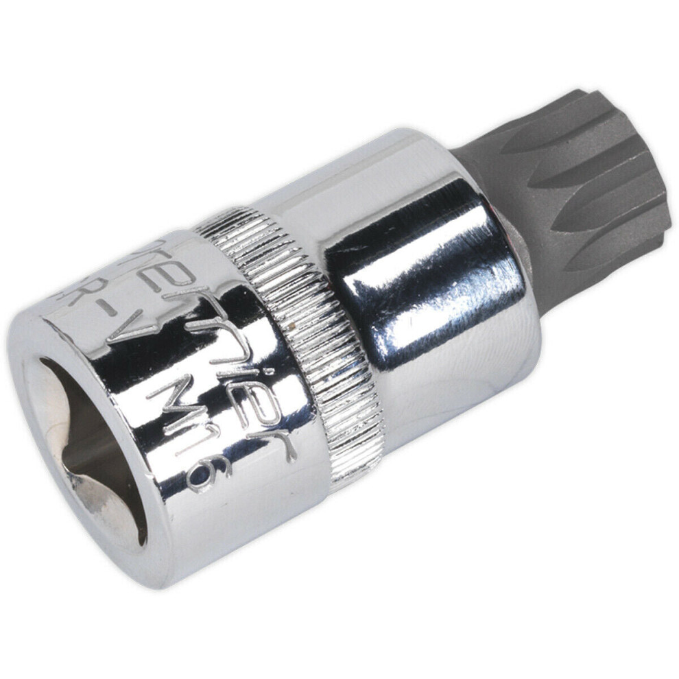 M16 x 55mm Spline SECURITY Socket Bit - 1/2" Sq Drive - For Audi & VW Gearbox