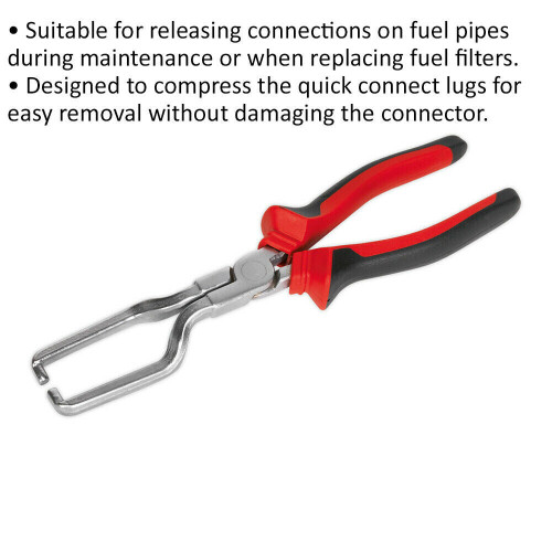 Loops Fuel Feed Pipe Pliers - Filter Replacement Tool - Quick Connect Lug Compression 1