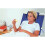 Loops Adjustable Bed Back Rest - Blue Canvas Back Support - 5 Different Angles 2