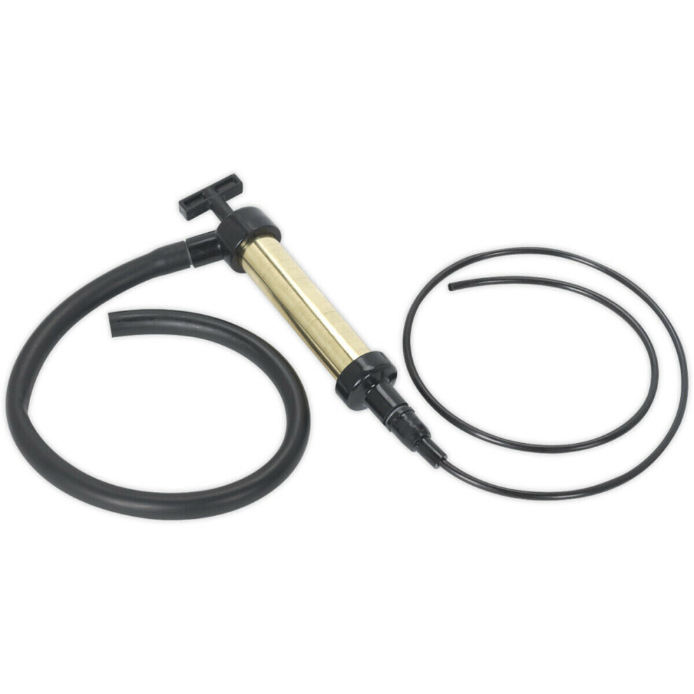 Brass Fluid Transfer Pump - Neoprene End Caps - Intake & Discharge Hose