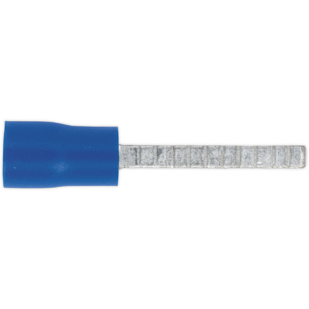 100 PACK Blade Terminal - 18 x 2.3mm - Suitable for 16 to 14 AWG Cable - Blue