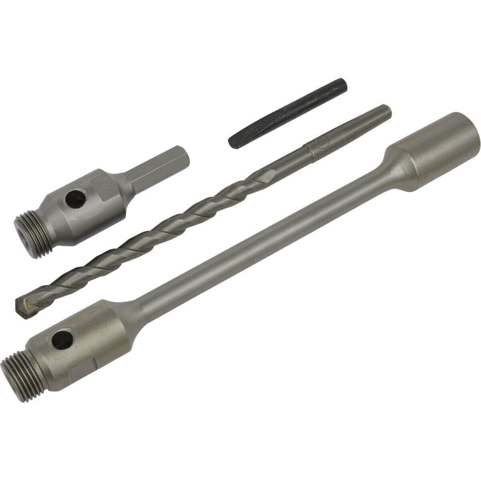 Loops 310Mm Hex Adaptor Kit - Includes Drift Key And Pilot Rod - Hole Saw Drill Set
