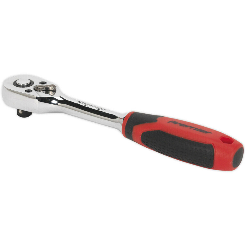 Pear-Head Ratchet Wrench - 1/4" Sq Drive - Flip Reverse - 48-Tooth Ratchet 5056524254318