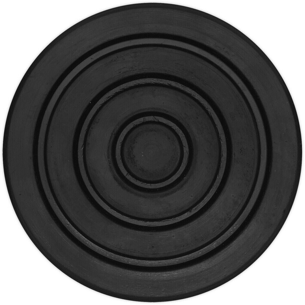 Safety Rubber Jack Pad - Type A Design - 137.5mm Circle - Fits Over Jack Saddle-image-OPC-P8WM7GP-NEW